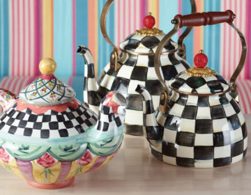 MacKenzie-Childs tea kettles